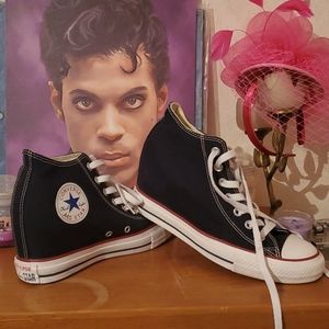 Black wedge converse